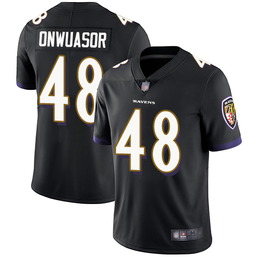 Baltimore Ravens Limited Black Men Patrick Onwuasor Alternate Jersey NFL Football #48 Vapor Untouchable